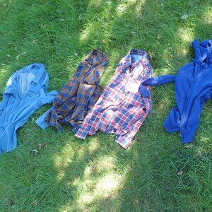 Five (5) stylish medium men's shirts- slim fit